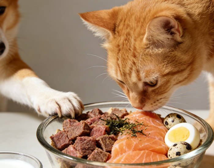 These are foods we make ourselves for our pets.